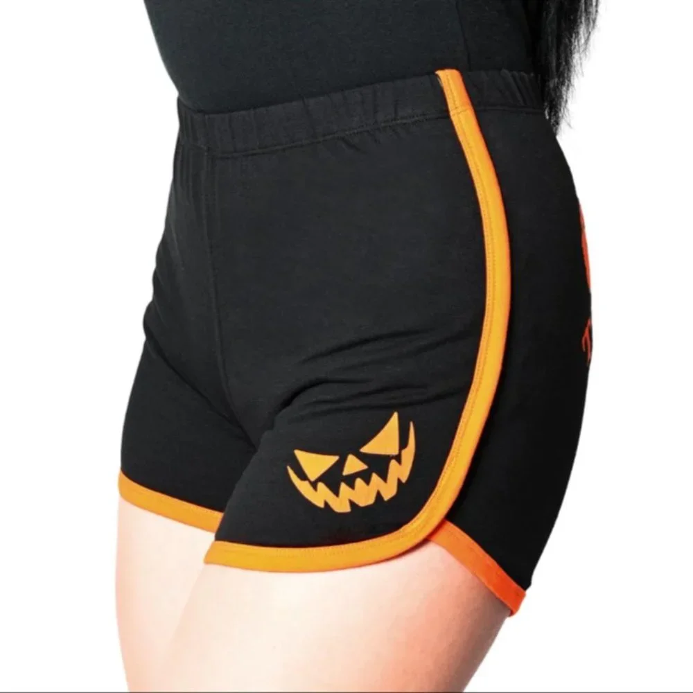 Halloween Jackolantern Ouija Running Lounge Shorts S-M-L-XL-2XL-3XL NWT - Picture 3 of 5